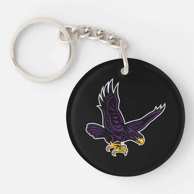 Porte-clefs Faucon du Hunter College (Devant)