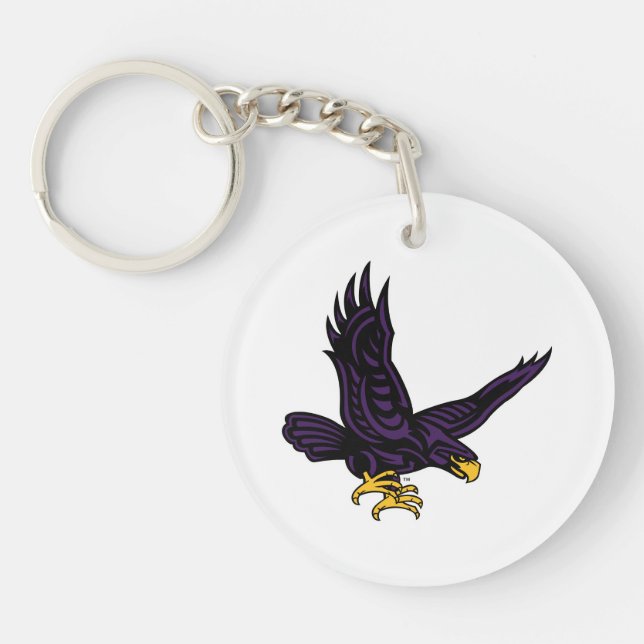 Porte-clefs Faucon du Hunter College (Devant)