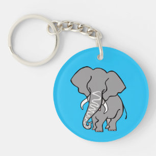 Porte-clefs Faune - Cute ELEPHANT - Animal africain -