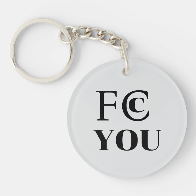 Porte-clefs FCC YOU Keychain (Devant)