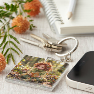 Porte-clefs Fée d'automne Freya