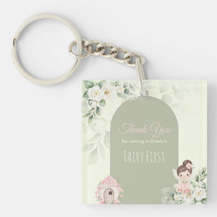 Porte-clefs Fée de Fleur Mignonne de la Nature 1er Anniversair