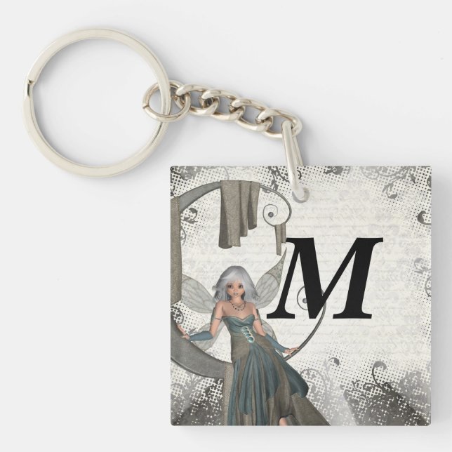 Porte-clefs Fée mignonne de manga (Devant)