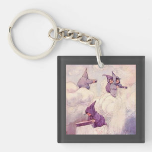Porte-clefs Fées de la Pluie Faisant de la Pluie