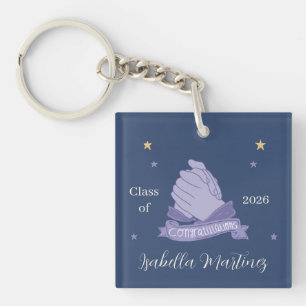 Porte-clefs Félicitations élégantes pour la remise de diplômes