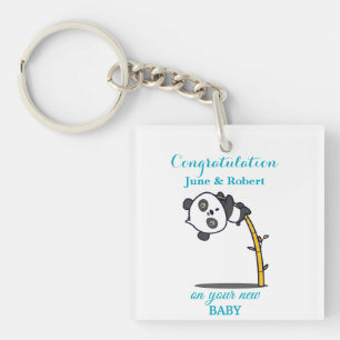 Porte-clefs félicitations pour le nouveau bébé