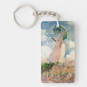 Porte-clefs Femme au parasol & Peupliers de Claude Monet