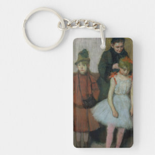 Porte-clefs Femme d'Edgar Degas   avec deux petites filles