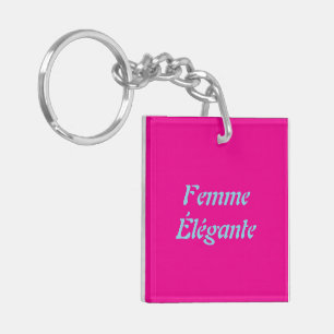 Porte-clefs Femme Élégante Porte - clé acrylique