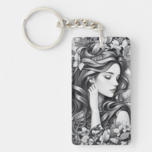 Porte-clefs Femme endormie