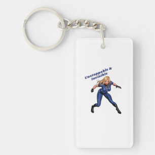 Porte-clefs Femme invisible