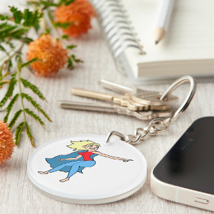 Porte-clefs Femme Super-héroïne