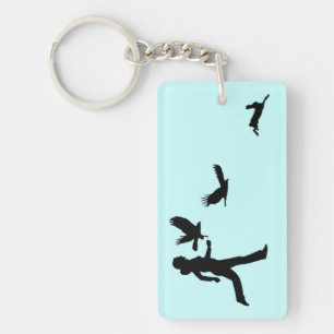 Porte-clefs Femme volant Harris Hawks
