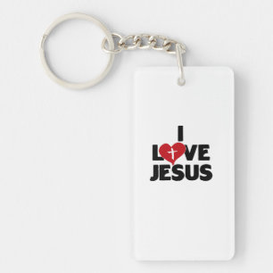 Porte-clefs FEMMES Dieu Sauveur Croix chrétienne Foi Jésus D