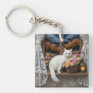 Porte-clefs Fenêtre Cosy Nighttime