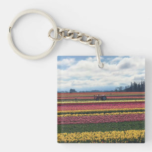 Porte-clefs Ferme de tulipes Wooden Shoe, Woodburn, Oregon