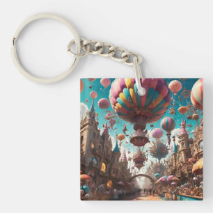 Porte-clefs Festival du ballon de carnaval