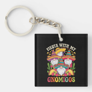 Porte-clefs Fête avec mes Gnomigos Gnome Cinco De Mayo