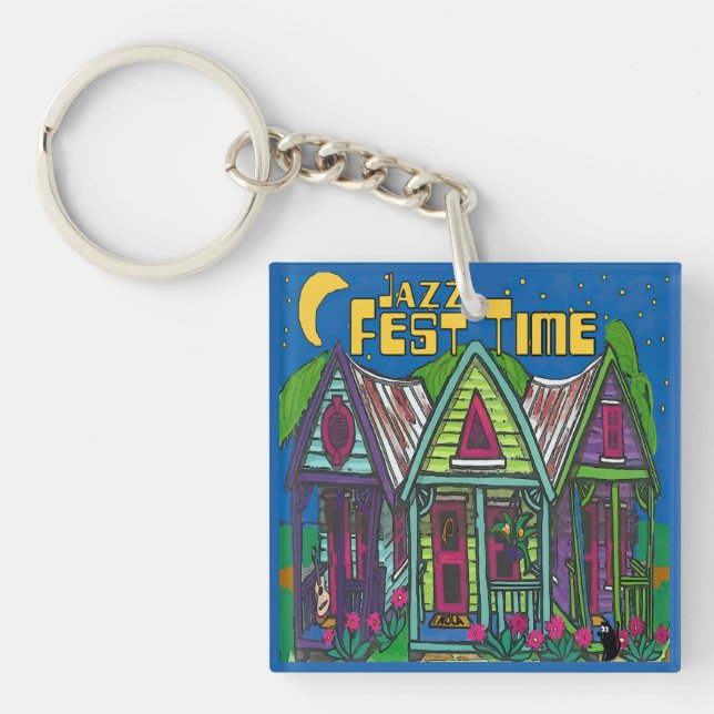 Porte-clefs Fête de Jazz Maisons (Devant)