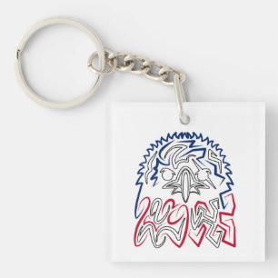 Porte-clefs Fête de l'Indépendance Aigle américain