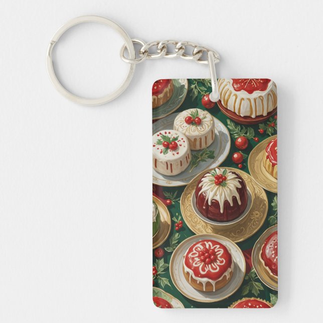 Porte-clefs Fête de Yuletide (Devant)