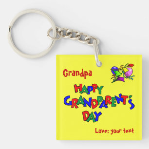 Porte-clefs Fête des grands-parents -