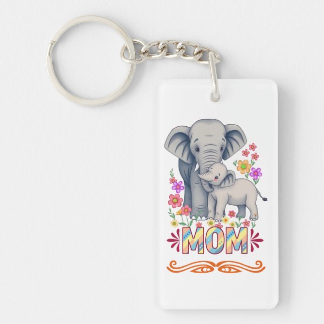 Porte-clefs Fête des mères (Devant)
