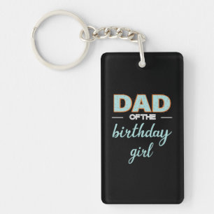 Porte-clefs Fête des pères Papa De La Fille Anniversaire