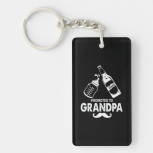Porte-clefs Fête des pères Promue À Grand-Père