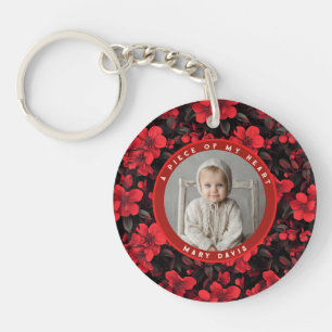 Porte-clefs Fête d'été thématique Rose Mignonne
