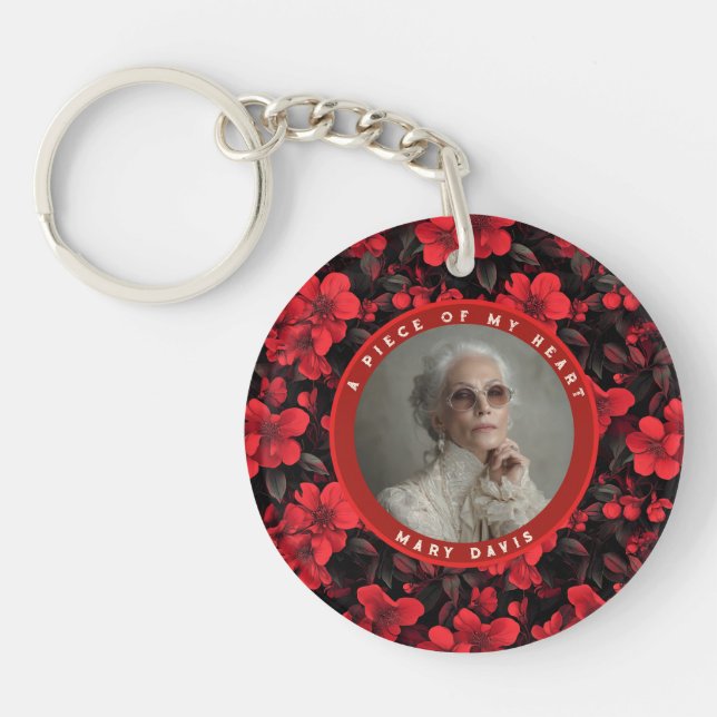 Porte-clefs Fête d'été thématique Rose mignonne (Devant)