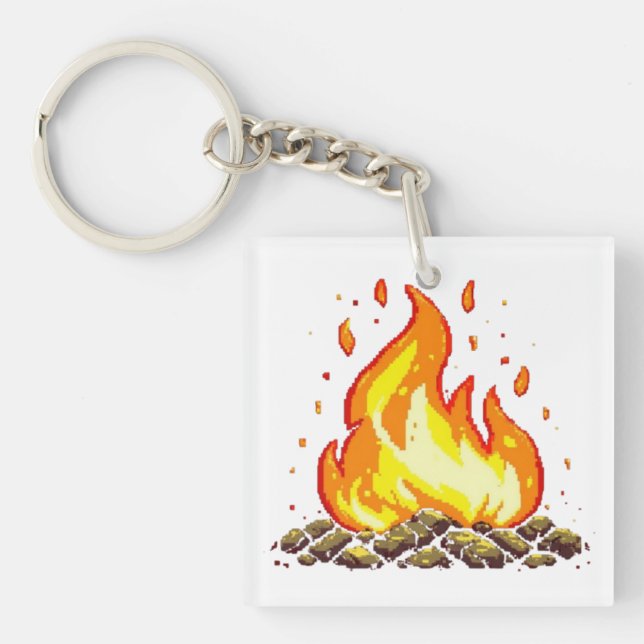 Porte-clefs Feu (Devant)
