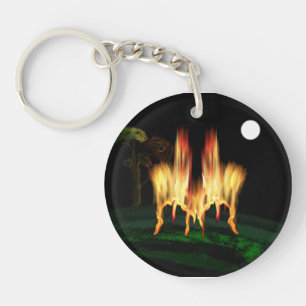 Porte-clefs Feu d'incendie