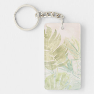 Porte-clefs Feuille tropical amorti