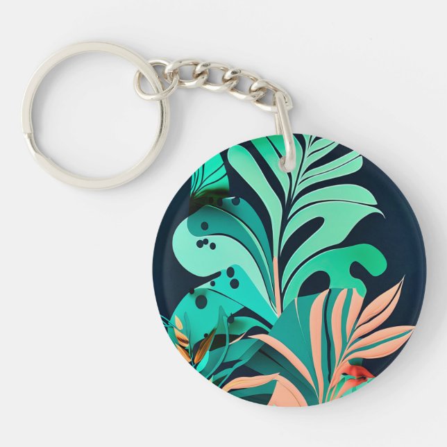 Porte-clefs feuilles (Devant)