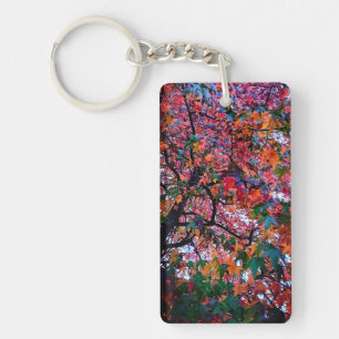 Porte-clefs Feuilles brillants