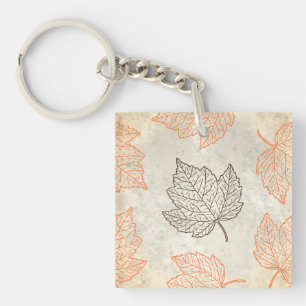 Porte-clefs Feuilles d'automne