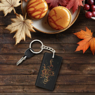 Porte-clefs Feuilles d'Automne Esprit Dryade de la Forêt Homme