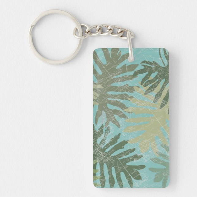 Porte-clefs Feuilles tropicaux défraîchis (Devant)
