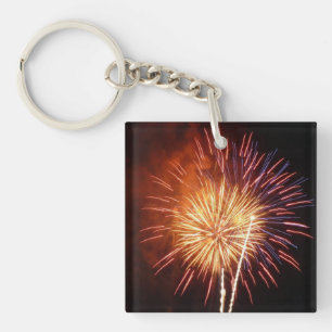 Porte-clefs Feux d'artifice Rouges, Blancs et Bleus I Patrioti
