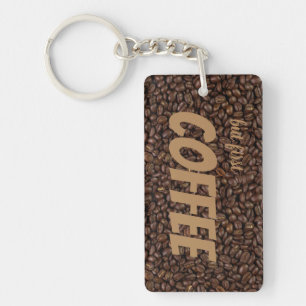 Porte-clefs Fèves de café