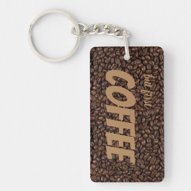 Porte-clefs Fèves de café (Devant)