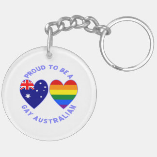 Porte-clefs Fier d'être un Australien gay