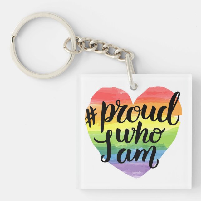 Porte-clefs Fier qui je suis (Devant)