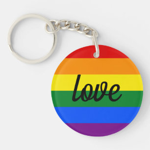 Porte-clefs Fierté arc-en-ciel