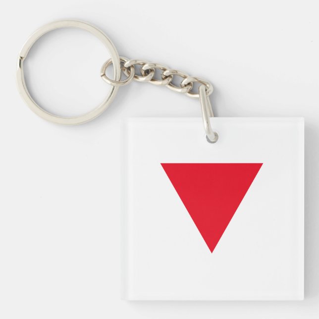 Porte-clefs Fierté cuir queer (Devant)