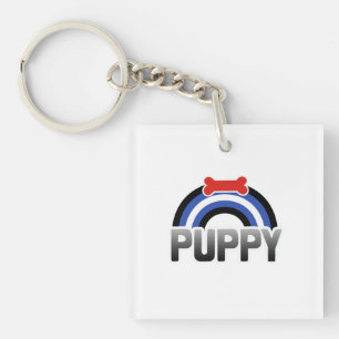 Porte-clefs Fierté de jeu de chiot