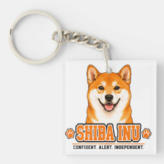 Porte-clefs 🐾 Fierté de la famille du propriétaire de Shiba I