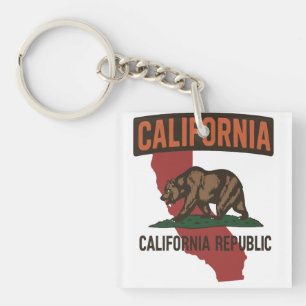 Porte-clefs Fierté de l'état de la République de Californie