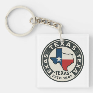 Porte-clefs fierté de l'État du Texas